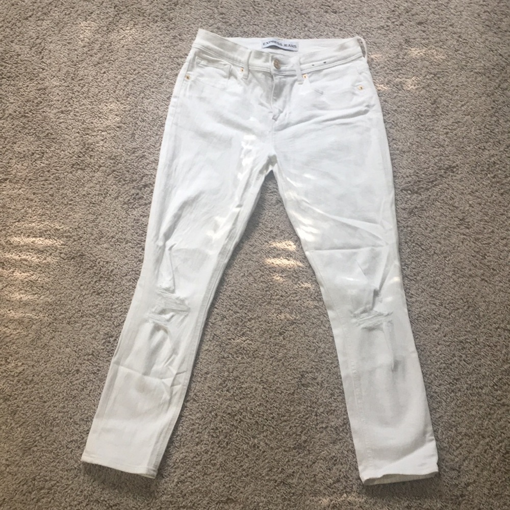 Express white leggings